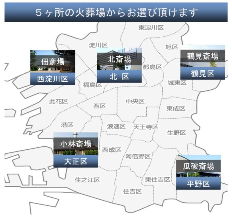 大阪市が運営する市営火葬場のご紹介